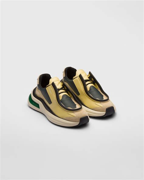 prada sneakers gold|discount prada sneakers for men.